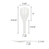 Thunder Group 10-1/2-Inch Plastics Rice Spatulas, Jumbo, White