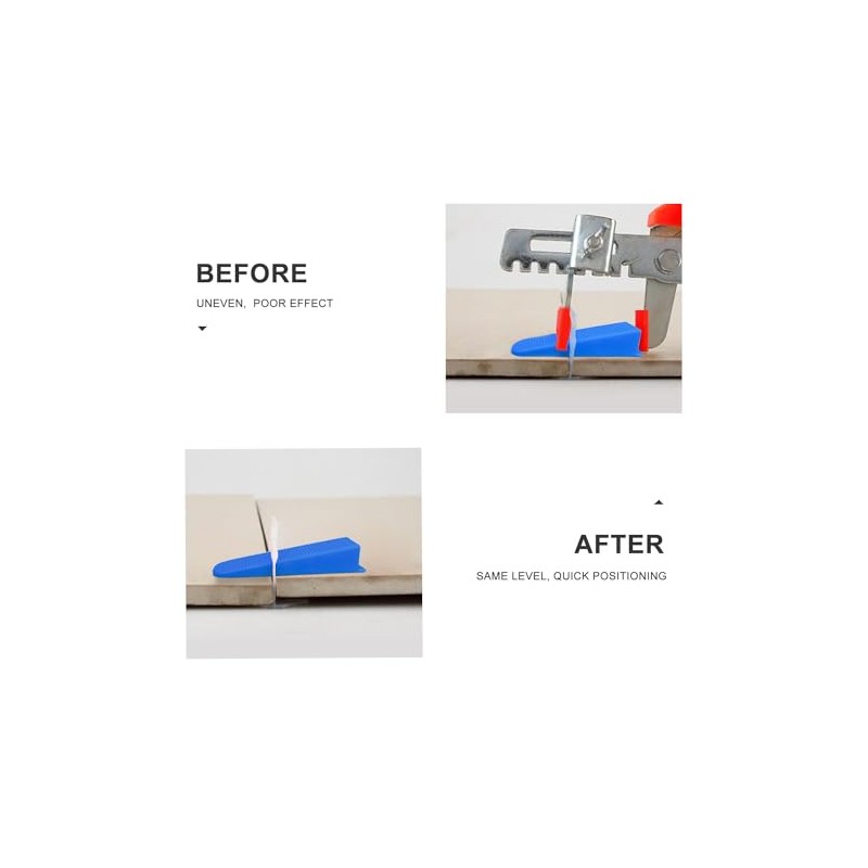 Tile Leveling System 1/16" Spacers Tile Leveler clips 2000pcs DIY