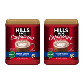 Hills Bros. Flavor Coffee (Decaf French Vanilla, 16 Ounce (Pack of 2))