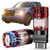 ZONBEAM 4257 4257NA Amber LED Front Turn Signal Bulbs for
