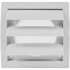 White Exhaust Hood Vent 4'' Inch with Built-in Pest Guard
