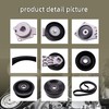 5-Pc Serpentine Belt Kit for Ford 4.6L 5.4L, Replaces 90K-38274A