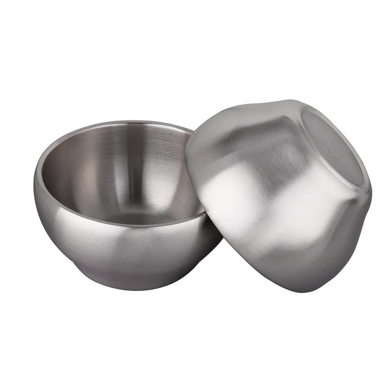 IMEEA Rice Bowl, Rice Bowl, Stainless Steel, Heat Resistant, Double