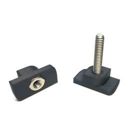 Drop-in T-Nut for Gladiator Gearwall Geartrack, Carbon Composite, 1/4-20, Mount, Anchor, Bolt