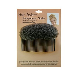 Pompadour Comb Hair Styler Black Set of 2
