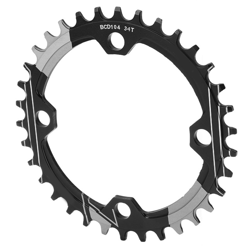 Lebycle 34T Mountain Bike Chain Wheel Rustproof Aluminum Alloy Positive