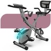 LINBOLUSA Indoor Exercise Bike for Seniors, 5 IN 1 Foldable