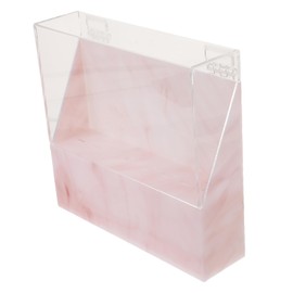 WOONEKY Stylish Eyelash Tweezers Holder Stand Acrylic Makeup Tool Box Eyelash Extension Storage Compact Dustproof