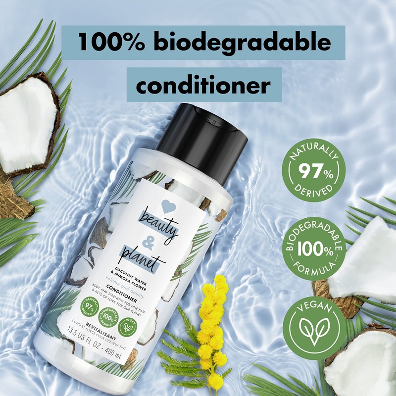 Love Beauty and Planet Volume & Bounty 100% Biodegradable Conditioner
