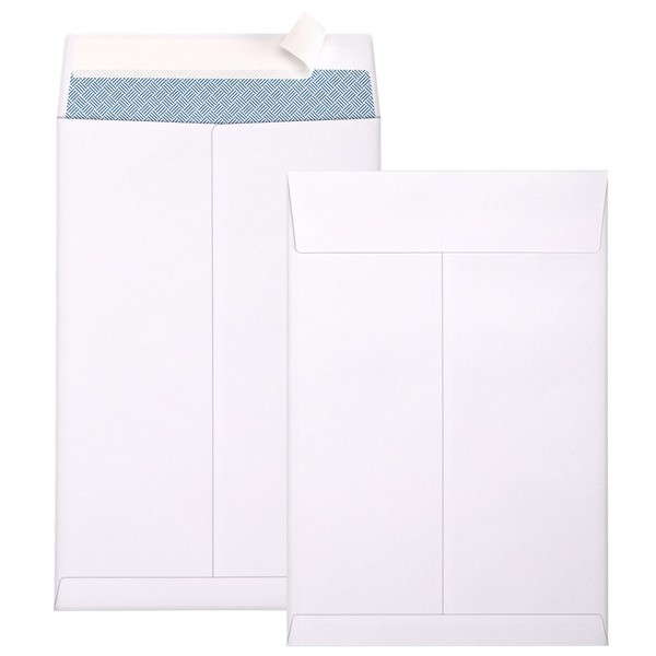 Outdoramic 6x9 Envelopes, 250 Pack Security Catalog Envelopes Self Seal,