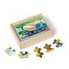 Melissa & Doug Construction Vehicles 4-in-1 Wooden Jigsaw Puzzles in