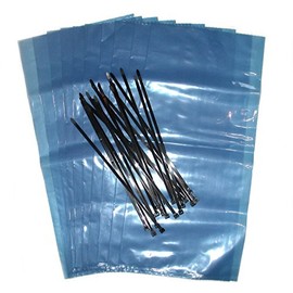 Maple Tree Tapping Replacement 5 mil Blue Sap Saks Bags 12-1/2" x 24" (Set of 20). Includes 40 Heavy Duty Cable Ties.