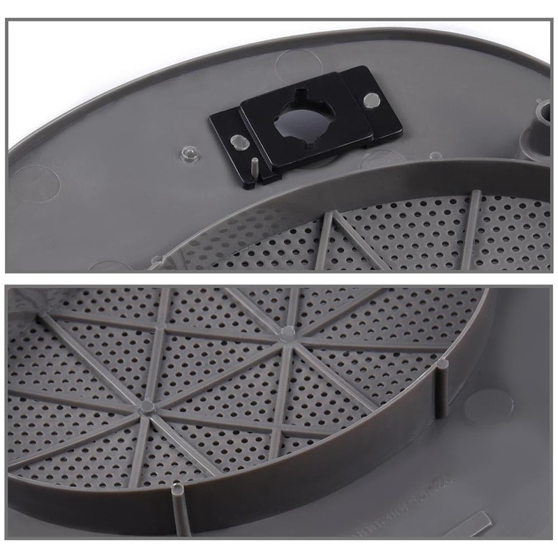 G-PLUS Dash Speaker Grille Grill Cover Gray 2pcs Front Left&Right