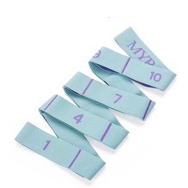 11 Grids Adjustable Yoga Stretch Band, Elastic Stretching Strap, Leg Stretch Equipment Flexibility Resistance Stretch Band for Physical Stretching, Pilates, Ballet, Dance (11 Grids-Blue)