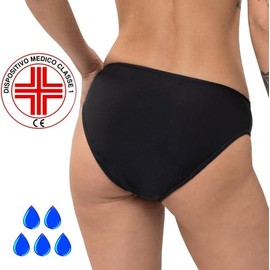 SliPss - Calzoncillos para incontinencia - Con inserto intercambiable - XXL - Color Negro - Cintura alta - Alta capacidad de absorción de hasta 500 ml - Lavable y reutilizable - Discreto - 1 unidad