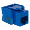 ICC CAT5e RJ45 Keystone Jack for EZ Style, Blue, 25-Pack