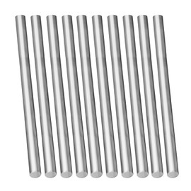 JoyTube 3/16 Inch Diameter Aluminum Round Rod, 6061 Aluminum Solid Stick 6" Length for DIY Craft (10 Pieces)