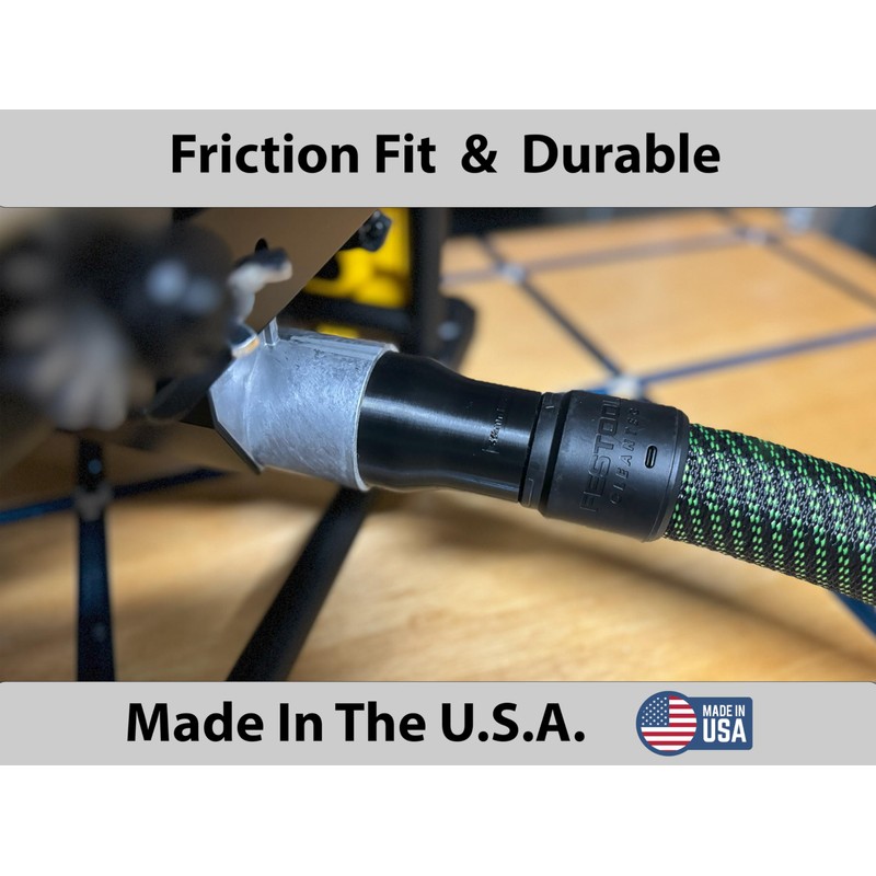 36mm Hose Adapter for 2-1/2" Dust Collection Ports - Compatible