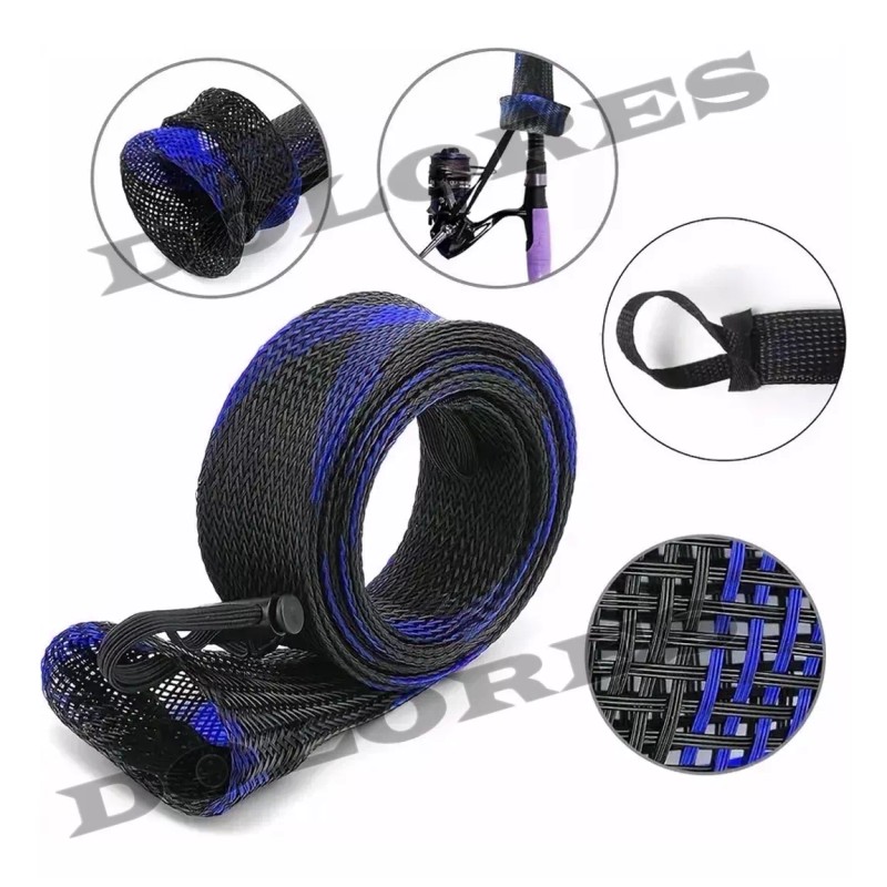 Dolores 2pcs Funda Protección Caña Pescar Protege Accesorios 170cm
