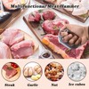 ALLWYOU Meat Tenderizer Hammer Stainless Aluminum Small Hand Meat Hammer