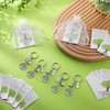 Remuuly 100 Sets Family Reunion Decoration Tree Keychain Bulk with