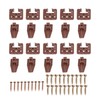 10 Pack Drawer Track Guide and Glides Dresser Center Mount