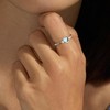MILACOLATO 925 Sterling Silver Ring for Women Opal Ring with