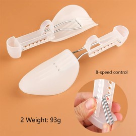 Hormas Ensanchadoras de Zapatos Ajustable de 5 pares Moldeador de Zapatos, Plástico Soporte para Botas para hombres y mujeres Ideal para Todos Los Zapatostacones (Blanco)