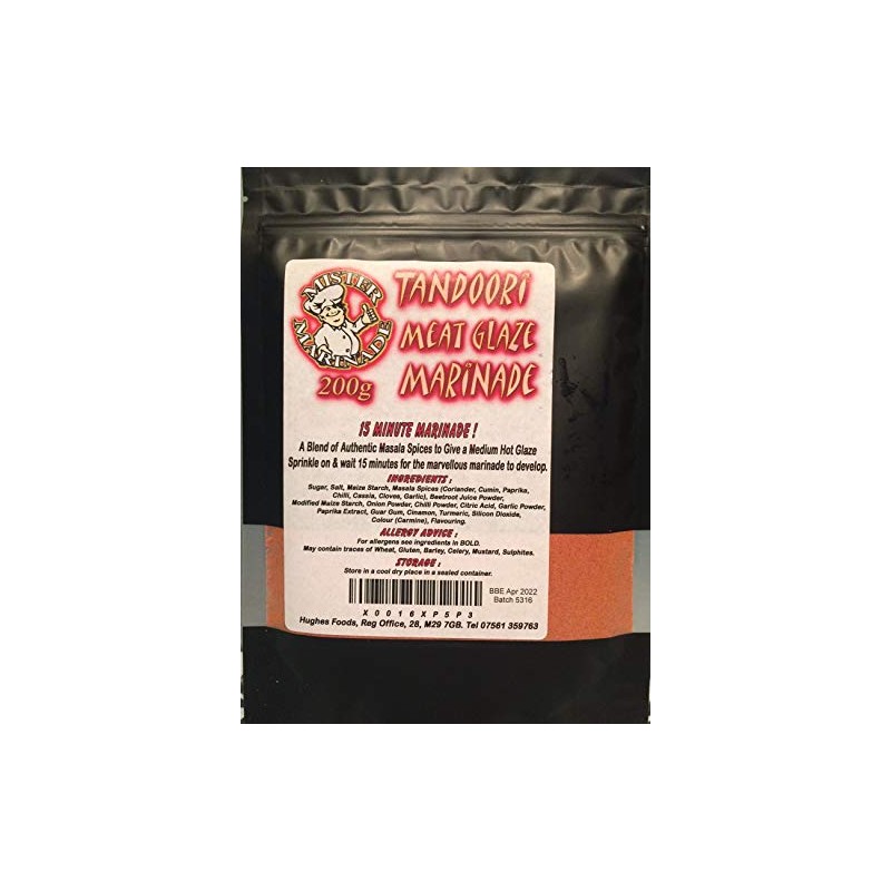 MISTER MARINADE Meat Glaze BBQ Rub Marinade 200g All Flavours