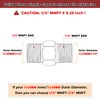 Kozelo 12pcs 1/4" NPT Female to 1/4" NPT Female Solid