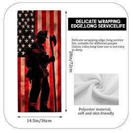 ainori - Juego de 2 toallas de mano patrióticas, 14.5 x 28 pulgadas, diseño de bandera americana, poliéster, toalla de mano decorativa versátil para baño, baño, lavadero, toallas de mano, regalos