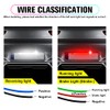 Vooda Double Colors LED License Plate Light 90 SMD Chips