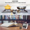 KTKUDY Digital Kitchen Timer with Mute/Loud Alarm Switch ON/Off Switch,