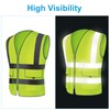 PATIKIL XX-Large Reflective Safety Vest 28x24inch, High Visibility Security Vest