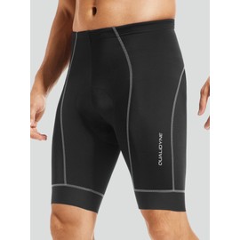 qualidyne Men's Cycling Bike Shorts 3D Padded Bicycle Riding Bike Biking Pants Cycle Shorts