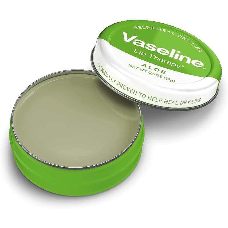 Vaseline Therapy Lip Balm, Aloe Vera 0.6 oz (Pack of