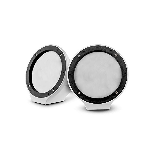 DS18 NXL-JS6/WH White Flat Mount Speaker POD Universal Enclosure 6.5"