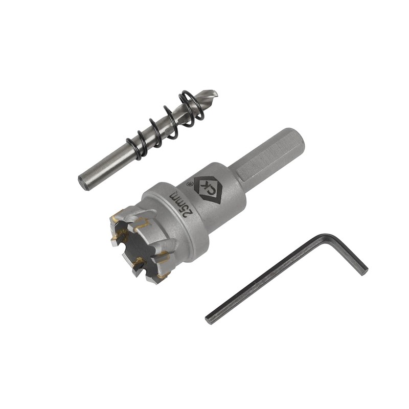 C.K. TCT Hole Saw 22mm - Tungsten Carbide - Steel,