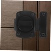Operitacx Slide Bolt Latch for Doors Black Easy to Install