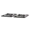 Superslick Skateboard Soft Riser Pads 3 mm Black Longboard Shock