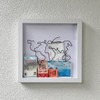 WYFCR 3D Picture Frame for Filling, Money Box Travel, Travel