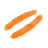 MFC PRO Bicycle Wheel Reflector Amber Pack of 4 (Long/Amber,