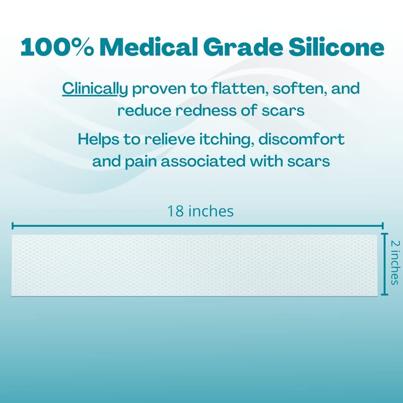 NewGel+ Advanced Silicone Professional Scar Treatment Tape for Abdomen and