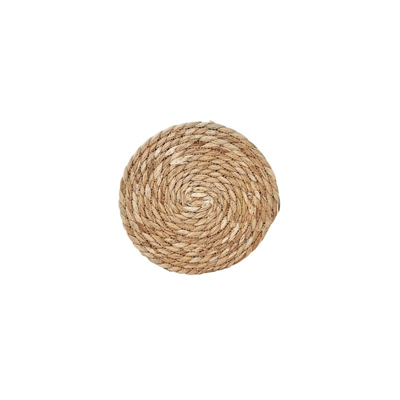 Round Heat Resistant Wicker Trivet Diameter 21 cm