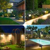 Sucolite 8-Pack Solar Spot Lights Outdoor Waterproof IP65, 3 Lighting