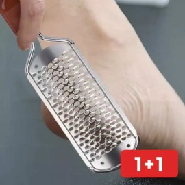 Tok Market Foot Pad Exfoliating Tool 굳은살 발바닥 제거 뒷꿈치 각질 풋 파일 스크래퍼 [발각질제거기 그레이] Hard Skin Foot File Scraper for Heel Callus Removal [Callus Remover Gray]