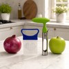Onion Holder Apple Corer 2Pc Stainless Steel Kitchen Prep Tool