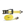 Husky 27 ft Heavy-Duty Ratchet Tie-Down Strap with J Hook,
