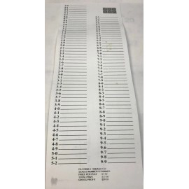 ONE #100 Dash Sure Tip Board (0-0/9-9)  Bingo/Jar Tickets Free Shipping USA