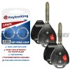KeylessKing* 2 Remote Key Fob Shell Case for 2005 2006